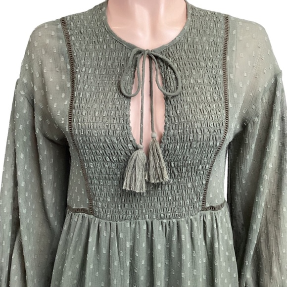 Zara dotted mesh mini dress size XS Xsmall NWT - Picture 4 of 9